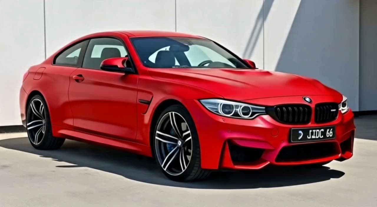 BMW M4 Track drive-by